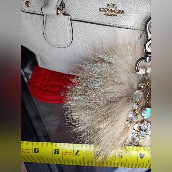 Coach Bag With Luxury Fox Charm - Picture 3 of 12